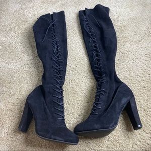 Thigh High Black Boots